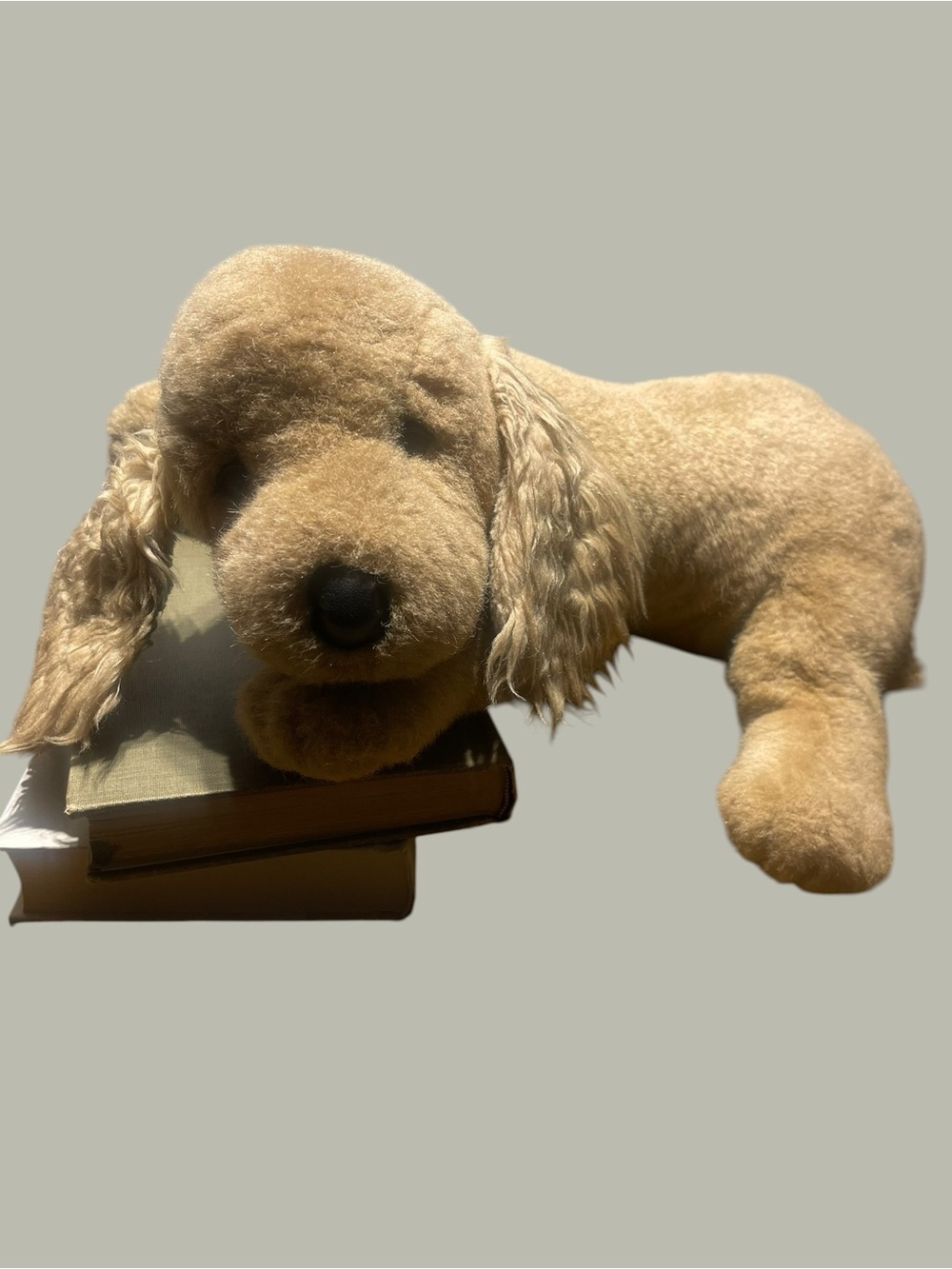 Vintage 1984 Applause Avanti Puppy Dog Plush 15” Beige Tan Rare #931